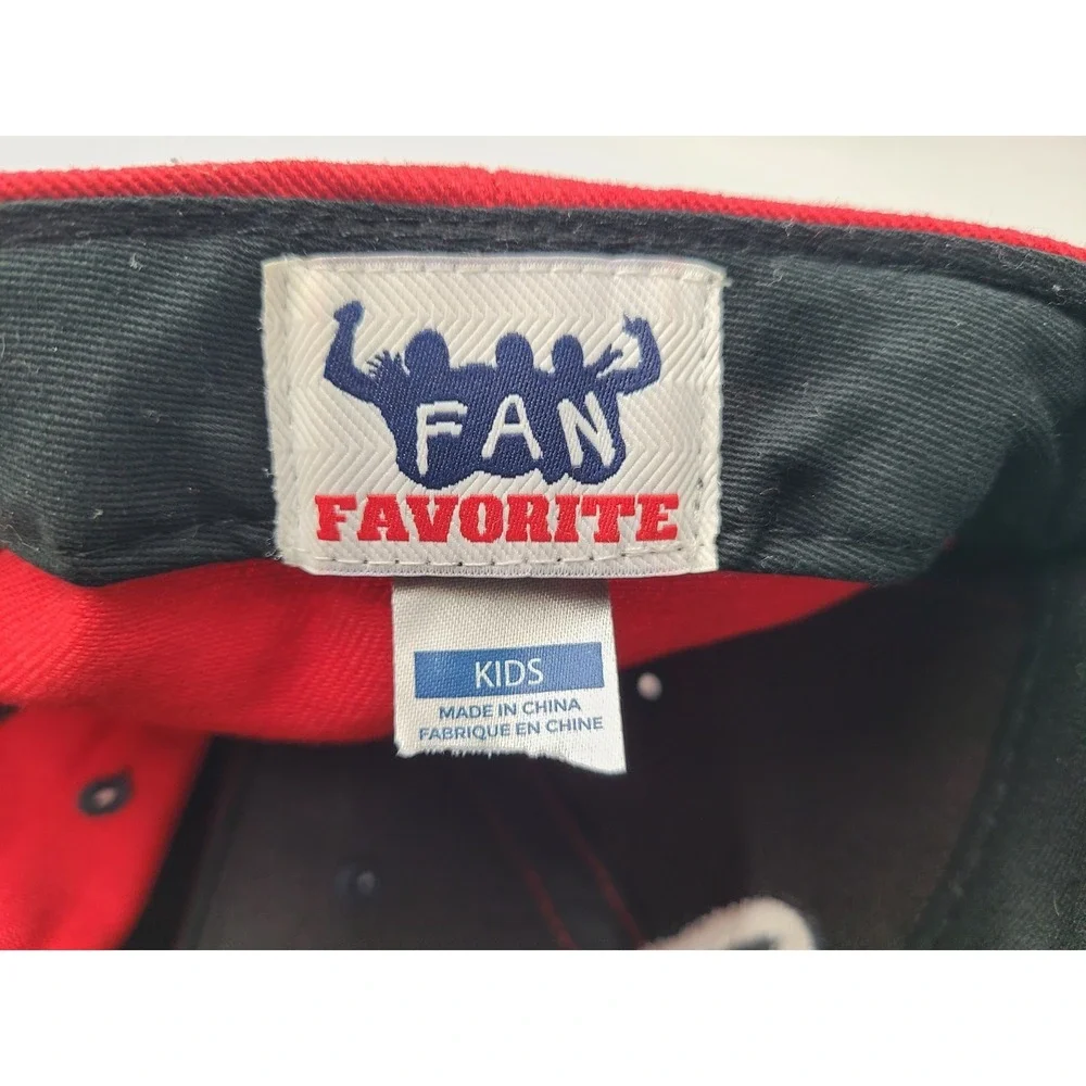 Kids Washington Nationals Fan Favorite Adjustable Hat Cap Boys MLB‎ Baseball Red